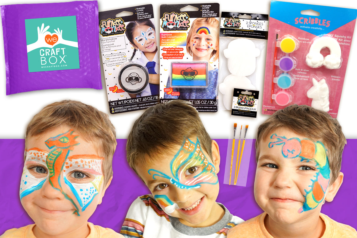 Rainbow Face Painting Kit - Cratejoy